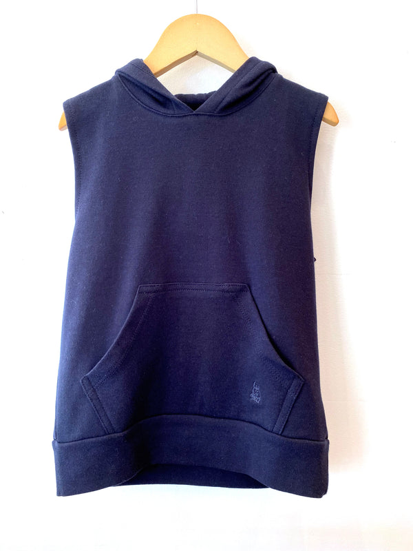 SLEEVELESS PULLOVER HOODIE