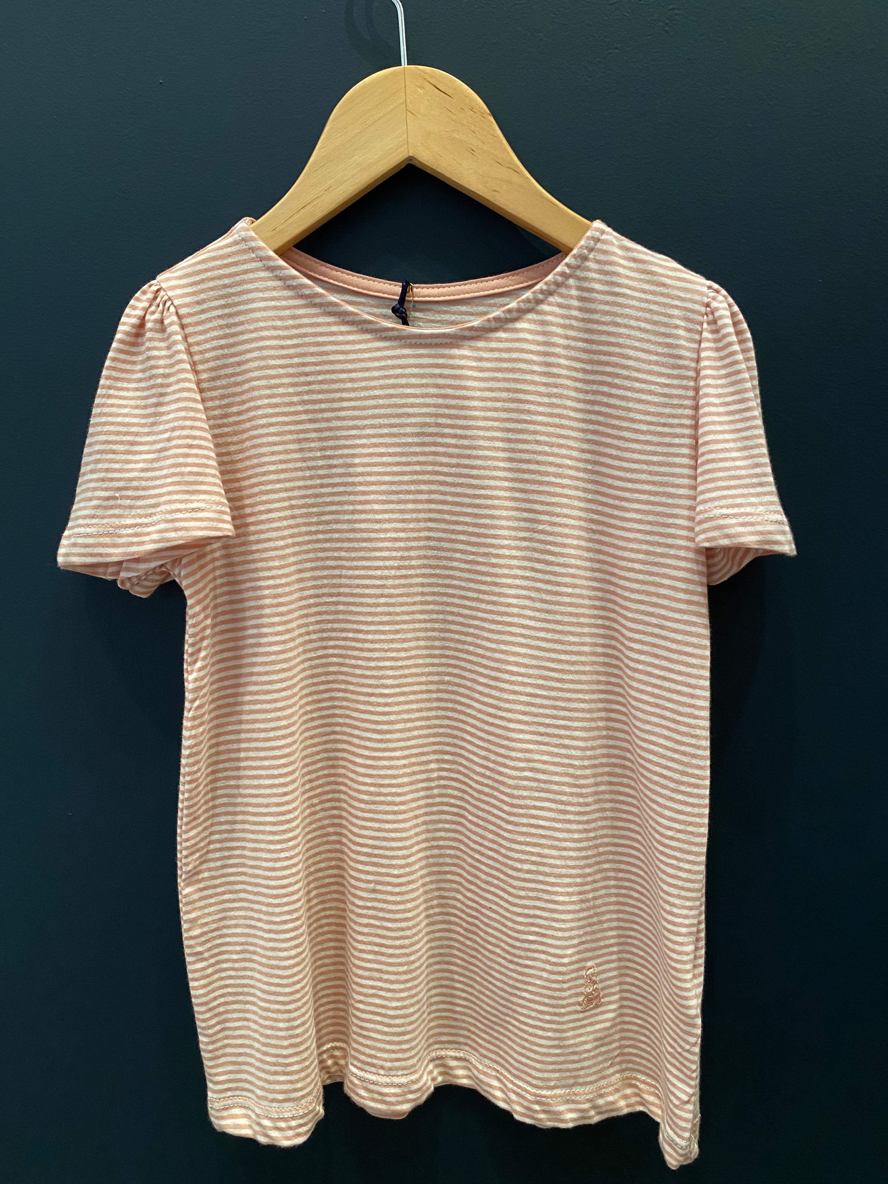 RUFFLE TEE STRIPE