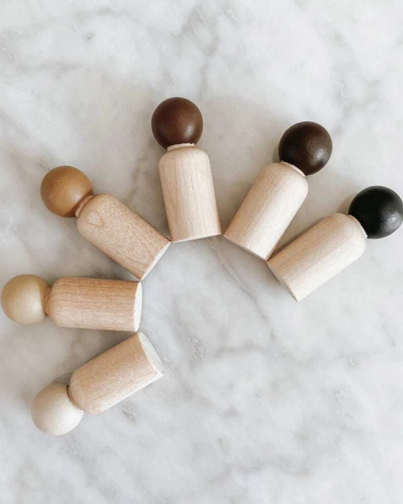 MULTICULTURAL PEG DOLLS