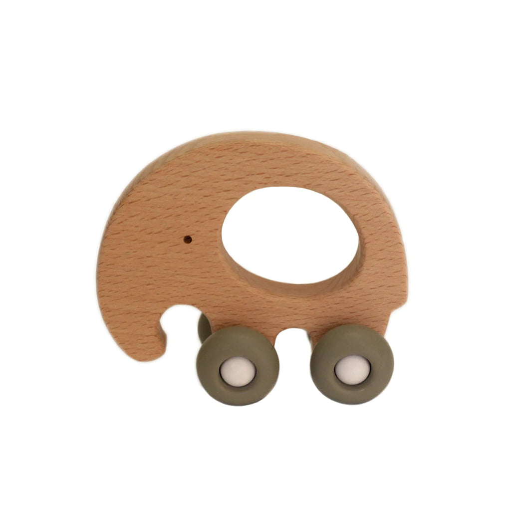 TEETHING PUSH TOY ELEPHANT